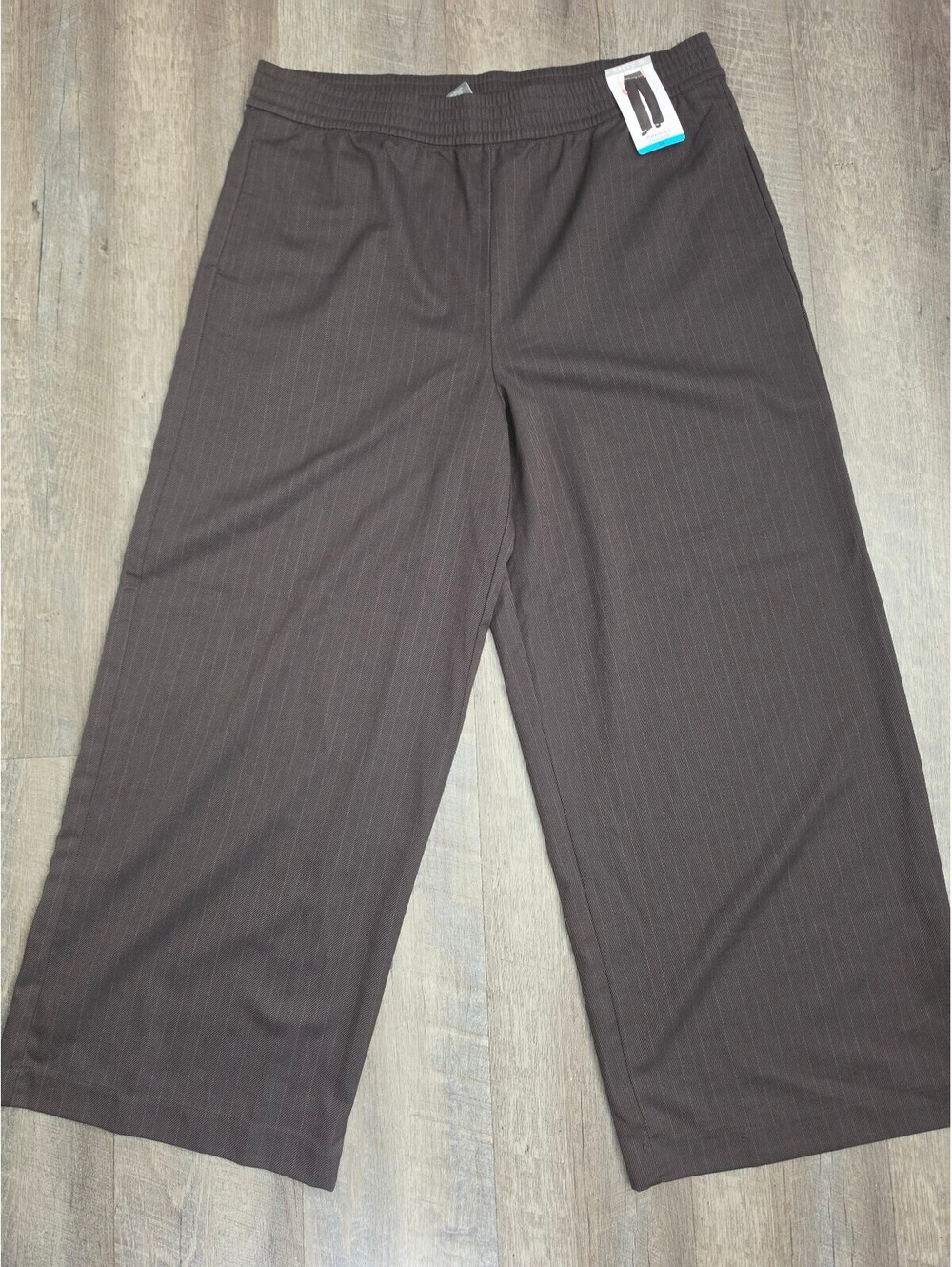 Matty M Women's Wide Leg Pants Chocolate 2X